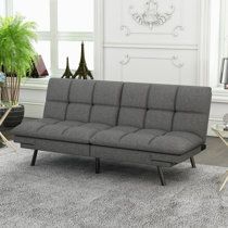 Gray on sale futon bed